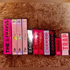 JEFFREE STAR COSMETICS BUNDLE OF VELOUR LIQUID LIP SUPREME GLOSS ETC ALL NEW